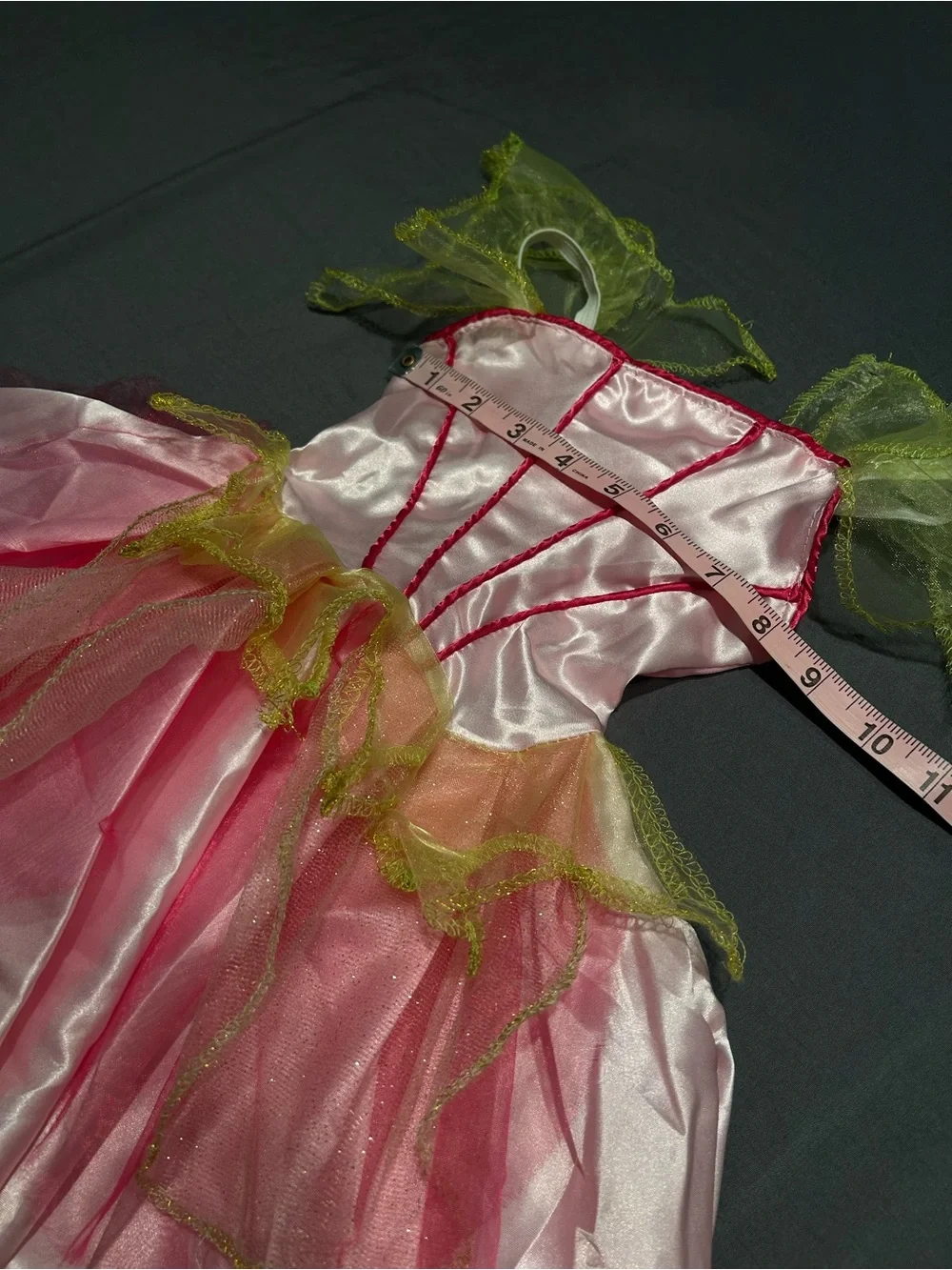 Rubie's Pink & Green Fairy Costume Toddler Dress
